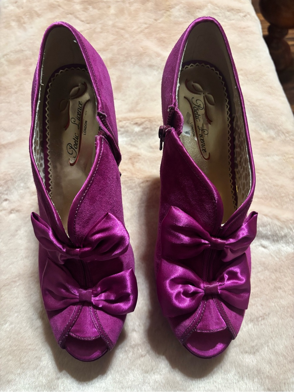 Poetic license London peep toe pumps